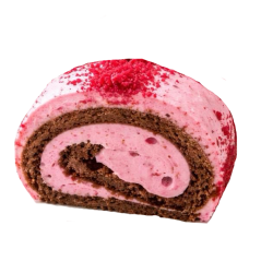 Mascarpone malinová roláda